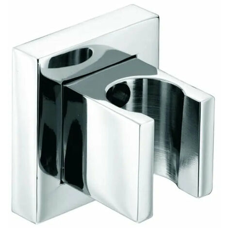 Bossini - Supporto Doccia Quadro Fisso Con Rosone In Ottone Cromato