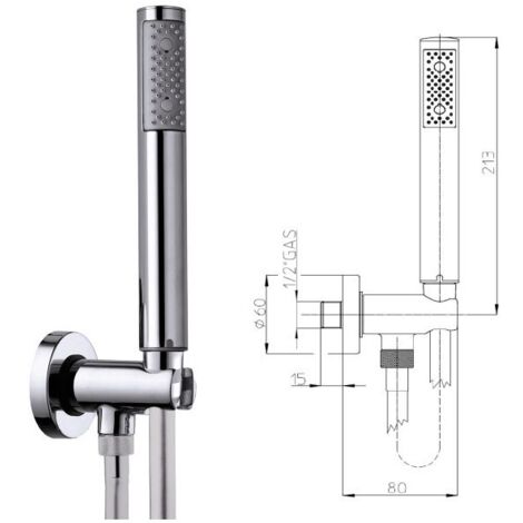 Bossini Zen Manopola doccia - cromo C12002C00030004