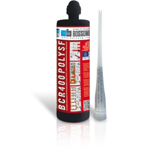 Bossong ancre chimique BCR 400 Poly EC pour ancrage de maA onnerie 400 ml