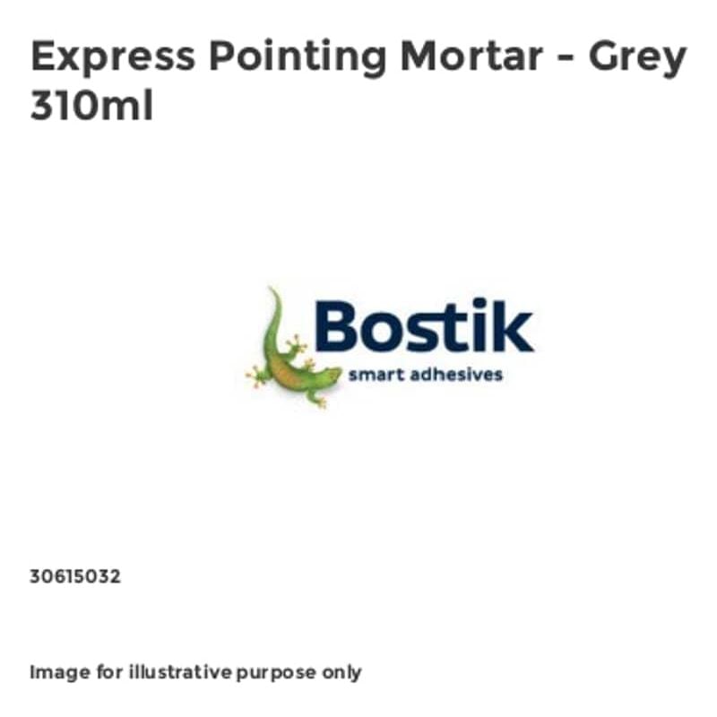 Express Pointing Mortar - Grey 310ml BST30615032 - Bostik