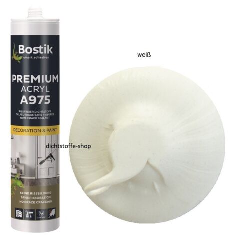 Bostik A975 Premium Acryl weiß 1K Dichtstoff 300ml Kartusche
