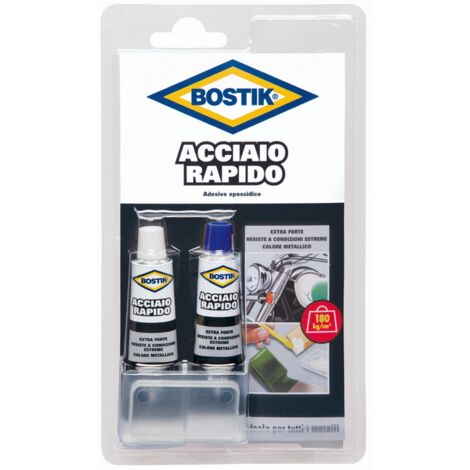Bostik Acciaio Rapido 30 Grammi - 12 Pz