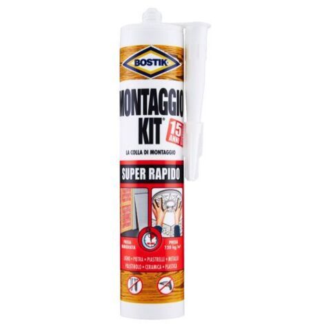 BOSTIK CART.MONTAGGIO KITSUPER RAPIDO 370GR PZ 1,0