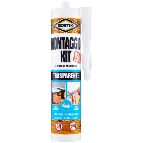Bostik Cartuccia Montaggio Kit Trasparente 310 G