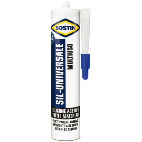 BOSTIK CARTUCCIA SIL.UNIVERS. NERO ML.280. Prezzo per 1 pezzo.
