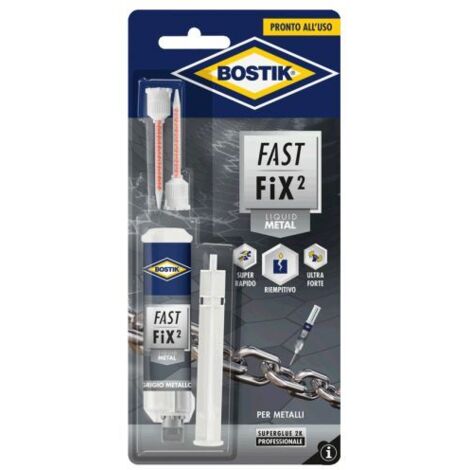 BOSTIK COLLA FAST FIX LIQUID METAL 10 G BLISTER 6 PZ