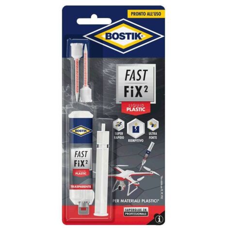 Bostik colla fast fix liquid plastic - 6 pz