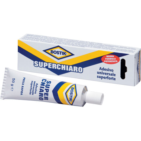Bostik colla tubetto superchiaro trasparente tubo da gr 125 incollare bricolage