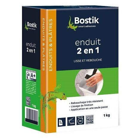BOSTIK Enduit 2-en-1 poudre1kg - BOSTIK