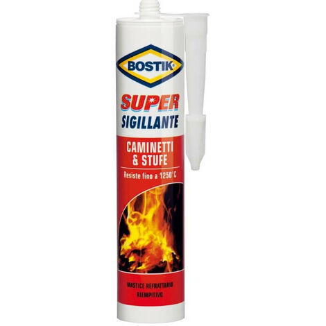 Bostik feuerfestes Dichtmittel für Kamine und Öfen – 530 g Spachtelmasse D2025