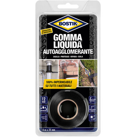 BOSTIK GOMMA LIQUIDA NASTRO AUTOAGGL.MM.25X3M  PZ 6,0