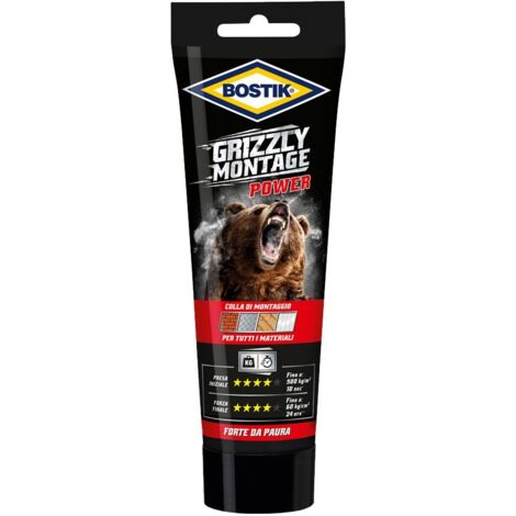 BOSTIK GRIZZLY MONTAGE POWER TUBO 250G. B.CO  PZ 12,0