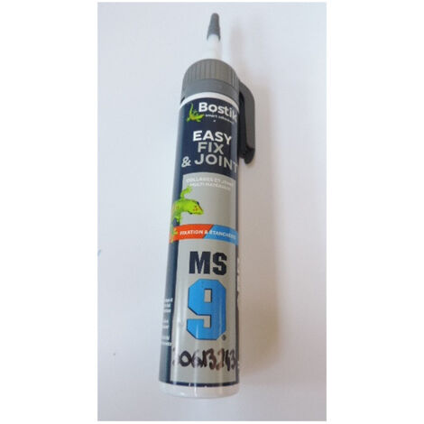 Bostik – Mastic colle monocomposant 200ml – Élasticité permanente – Pour béton armé et travaux de réparation – Adhérence forte et durable