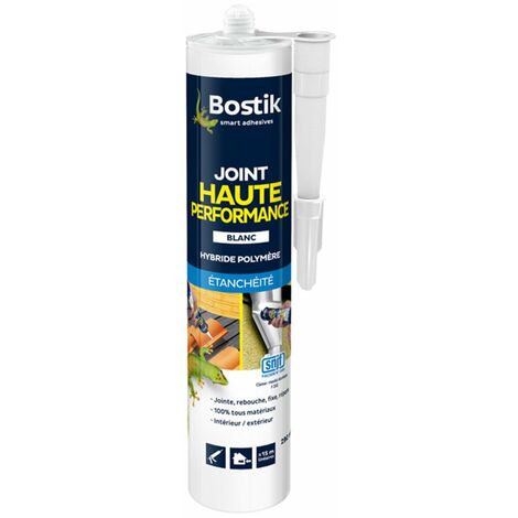 Bostik – Mastic de fixation polymère hybride 290ml – Haute résistance à l'arrachement – Pour joints étanches en intérieur et extérieur - Hp290mlmetal