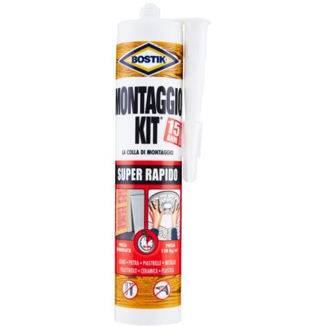 Bostik Montaggio Kit Super Rapido Cartuccia 370 gr