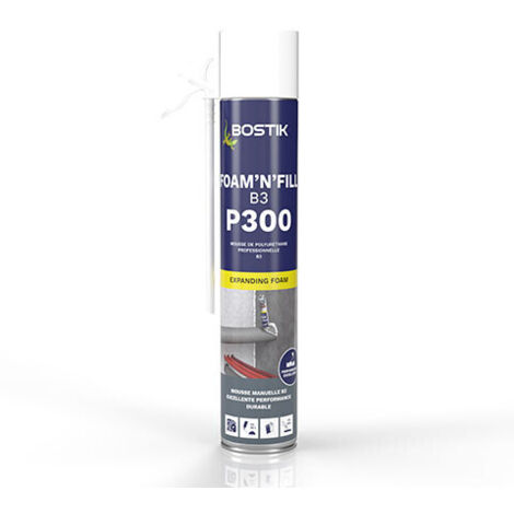 Mousse Polyurethane manuelle P305 FOAM'N'FILL PRO B3 500ml Bostik