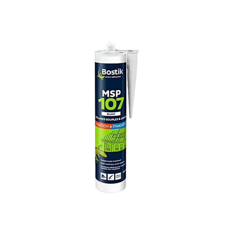 

Bostik MSP 107 Adhesivo blanco y polímero impermeabilizante, sustratos húmedos