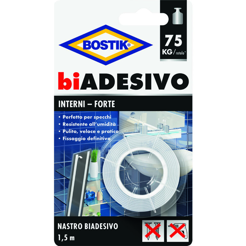 Image of Bostik nastro biadesivo interni m.1,5x19mm