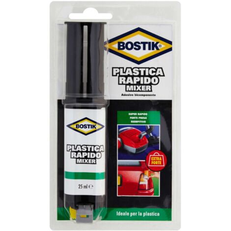 BOSTIK PLASTICA RAPIDO MIXER 25 ML BLISTER - 6 pezzi