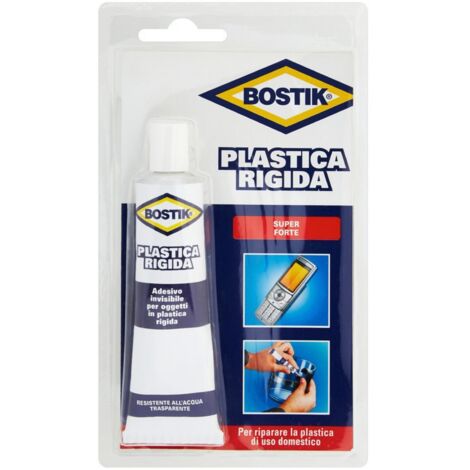 BOSTIK PLASTICA RIGIDA TUBETTO 50 GRAMMI. Prezzo per 1 pezzo.