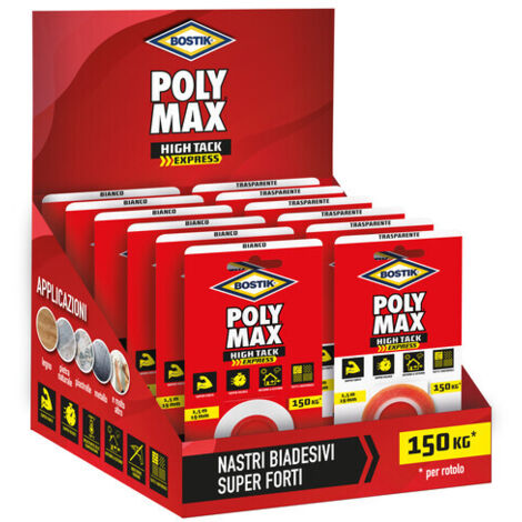 BOSTIK POLYMAX NASTRO BIAD HIGH TACK EXPRESS EXPO
