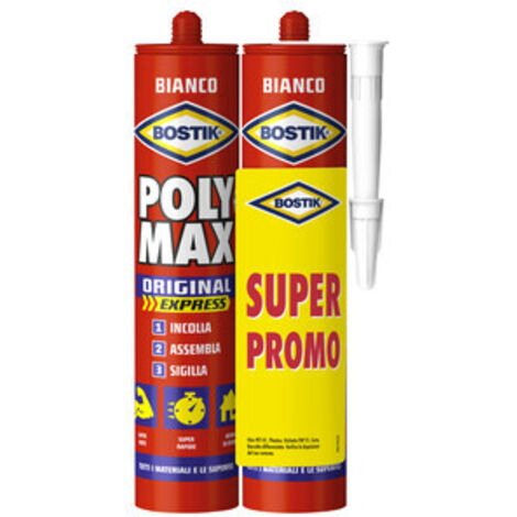 BOSTIK POLYMAX ORIGINAL 425 G BIANCO CART BIPACK- 12,0 pz