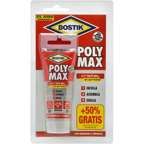 BOSTIK POLYMAX ORIGINAL CRISTAL GR.75  PZ 12,0