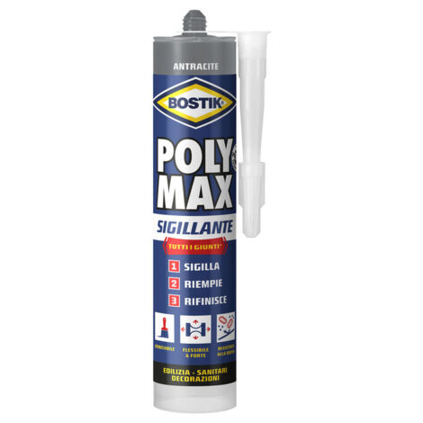 BOSTIK POLYMAX SIGILLANTE 280 ML ANTRACITE CART- 1,0 pz