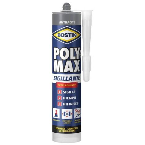 BOSTIK POLYMAX SIGILLANTE 280 ML ANTRACITE CART