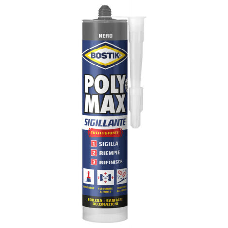 BOSTIK POLYMAX SIGILLANTE 280 ML NERO CARTUCCIA- 1,0 pz