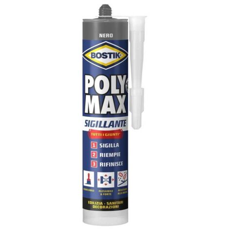 BOSTIK POLYMAX SIGILLANTE 280 ML NERO CARTUCCIA