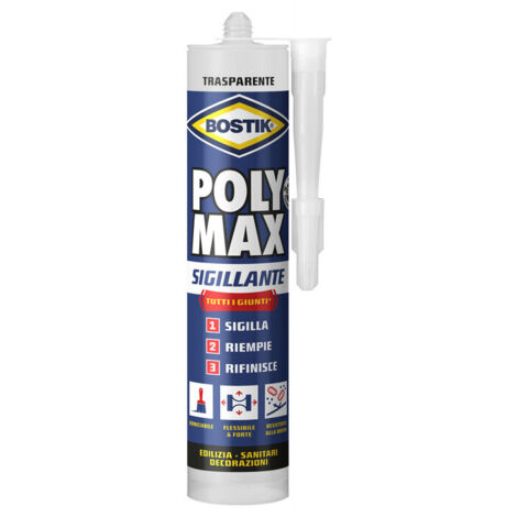 BOSTIK POLYMAX SIGILLANTE 280 ML TRASPARENTE CART- 1,0 pz