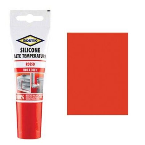 Bostik roter Silikonschlauch mit hoher thermischer Beständigkeit von 60 ml.
