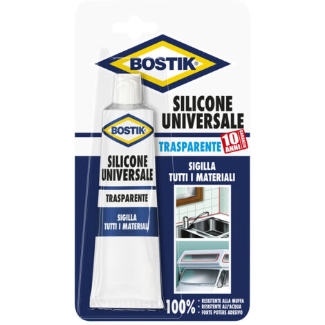 Bostik Silicone 60 Ml Trasparente - 12 Pz