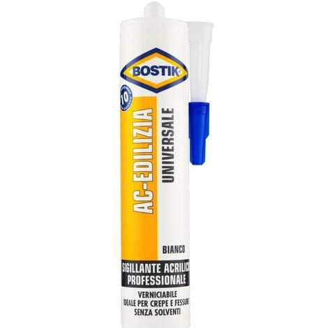 Bostik Silicone Verniciabile AC-EDILIZIA  Silicone Verniciabile Bianco