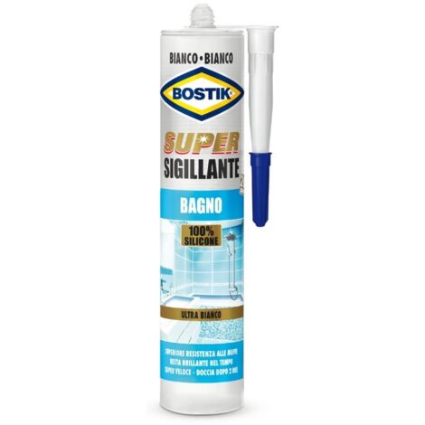 Bostik Super Baño Sellador para Juntas, Fugas y Grietas 300 ml - D2437