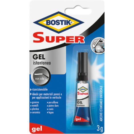 BOSTIK SUPER GEL ISTANTANEO 3 G BLISTER 12 PZ