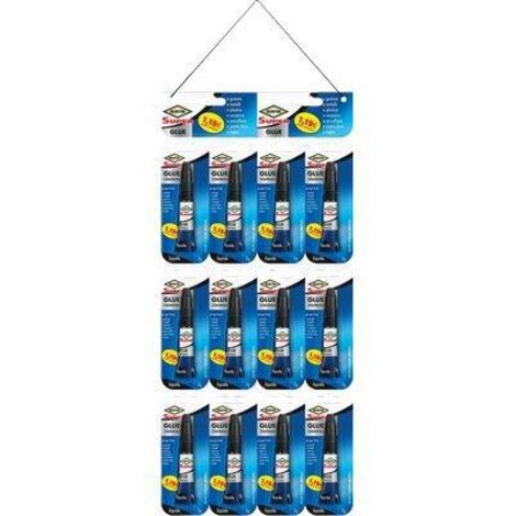 BOSTIK SUPER GLUE JUMBO CARD - GR 3 CF=PZ 12 - 2 confezione
