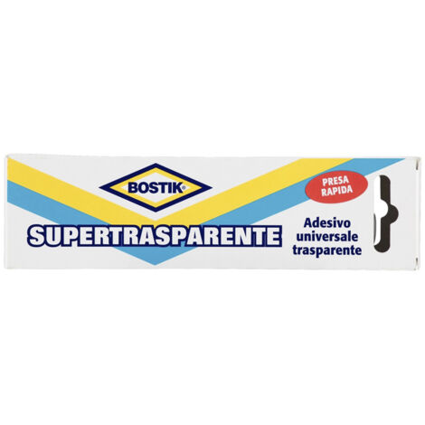 Bostik Supertrasparente astuccio 50gr, trasparente