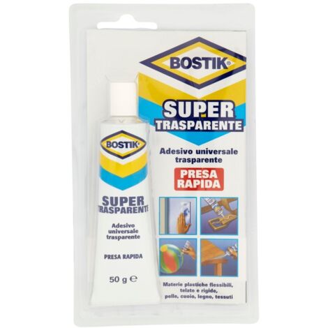 Bostik Supertrasparente colla a contatto extra resistente blister 50gr incolore