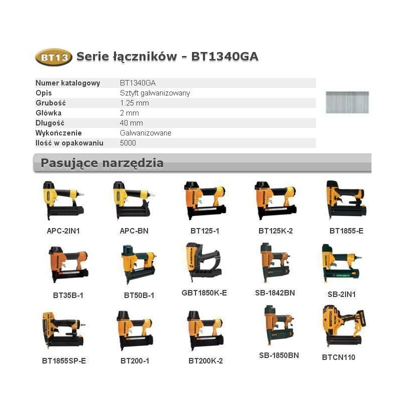 Bostitch BOSBT1340GA5 - Nagel