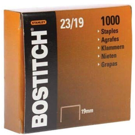 Bostitch agrafes SB35 authentiques (taille de l'agrafeuse L = 19 mm) (1 boîte of 1000 agrafes) (convient à : Bostitch 00540 agrafeuse de bureau) C/barre of de chocolat Cadbury incluse