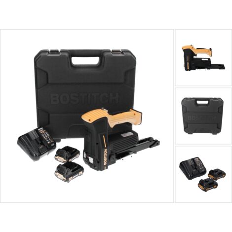 Bostitch DSA-3519-E 15-19mm 2x Akku Kartonverschlusshefter Kartonverschlussgerät KL-07"-"EN10102