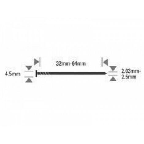 BOSTITCH Edelstahl-Ringspitzen - für N66C - 6600 Stück - N23R55SS316