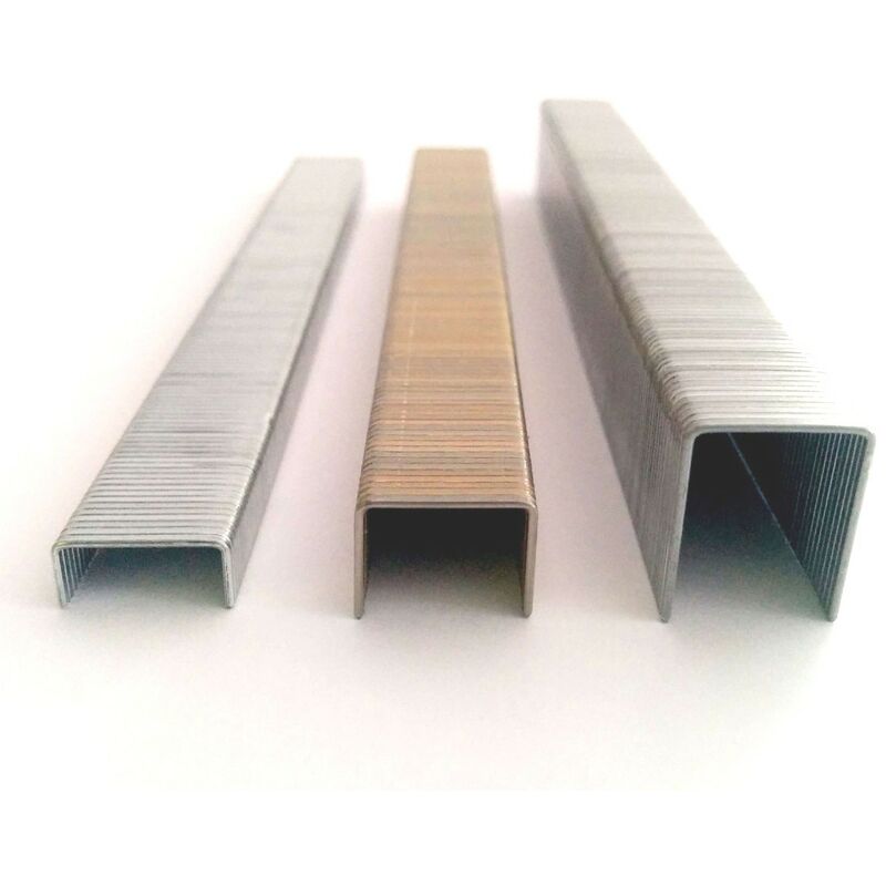 Image of Scatola Punti graffe impieghi leggeri serie 80 corona 11.4 / 12.8 mm zincati Lunghezza : 20 mm