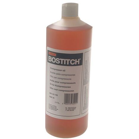 Bostitch ISOVG100 ISOVG100 SAE 30 1litre Compressor Oil BOSISOVG100