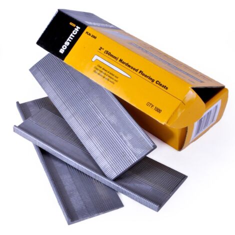 Bostitch – Pointes clous 50mm FLN200 – Lot de 1000 – Spécialement conçues pour cloueur à parquet – Compatibles avec MFN201 et DMF1550