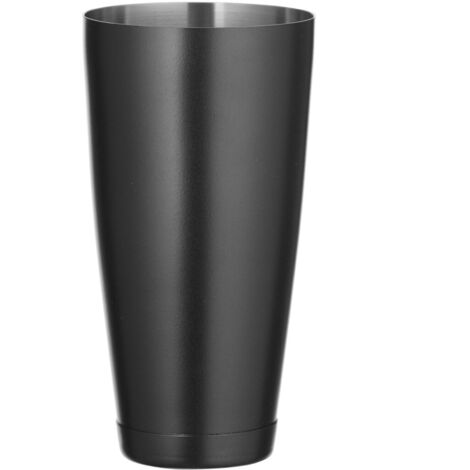 Boston Barkeeper Shaker für Drinks und Cocktails, Stahl, 0,8 l – schwarz