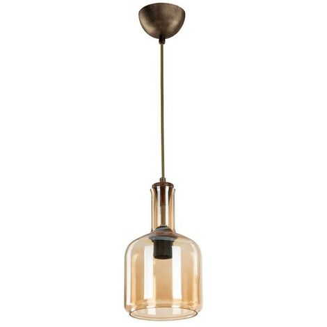 Boston MDL3554 Pendelleuchte mit Rauchglas-Diffusor