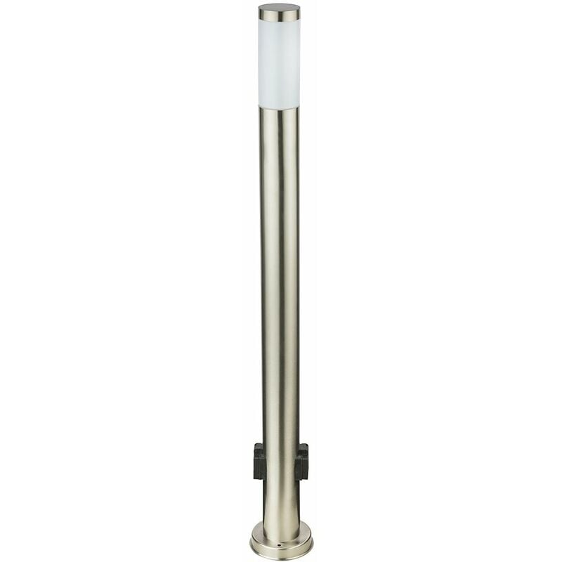 Image of Distributore di corrente da terra in acciaio inox IP44 prese illuminazione luce carraio Globo 3159K
